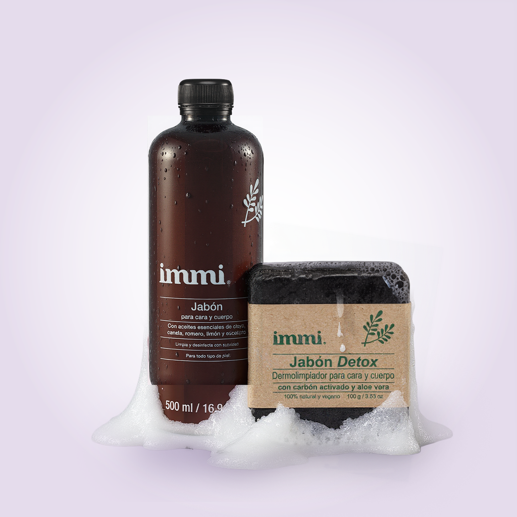 Immi Face & Body Wash plus Detox Soap